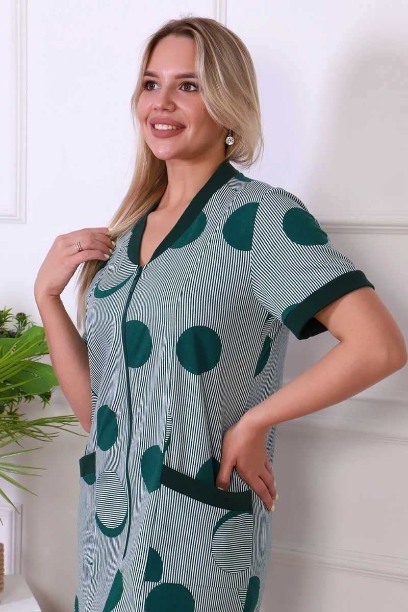 Халат 38540 (зеленый)