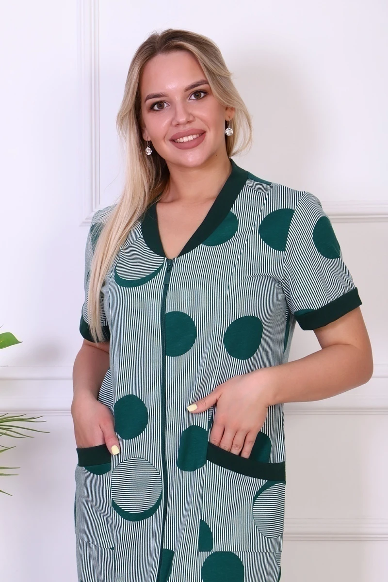 Халат 38540 (зеленый)