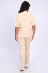 Костюм с брюками 55066 (бежевый)