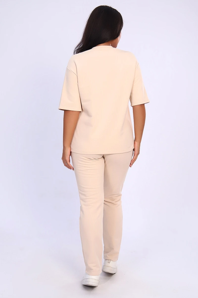 Костюм с брюками 55066 (бежевый)