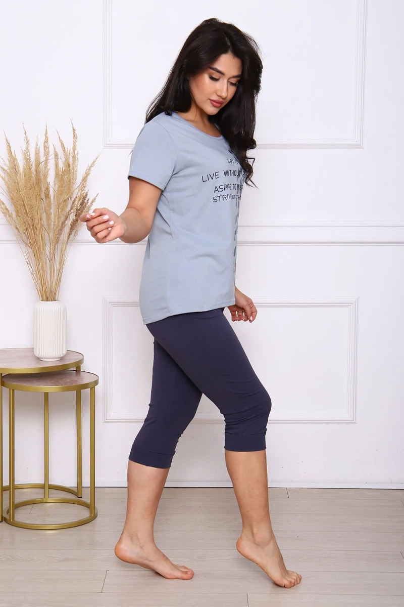 Костюм с бриджами 51074 (серый)