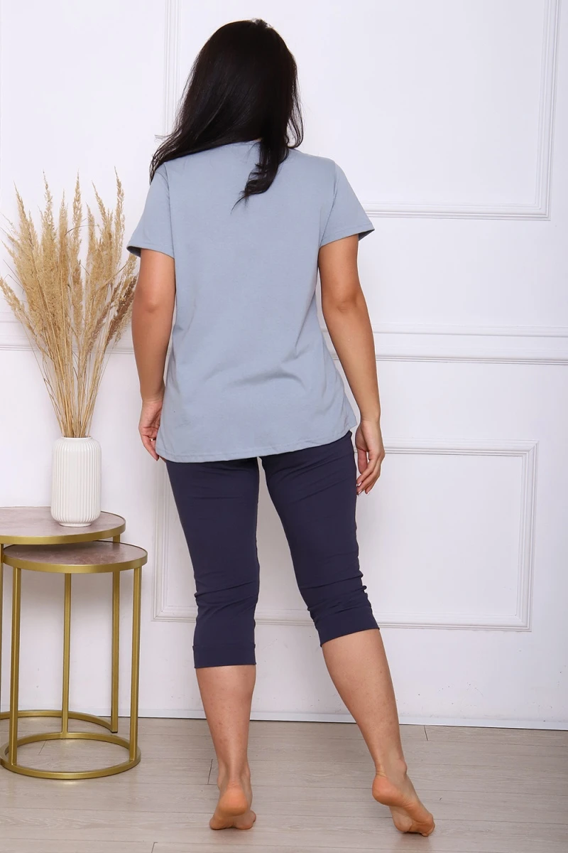 Костюм с бриджами 51074 (серый)