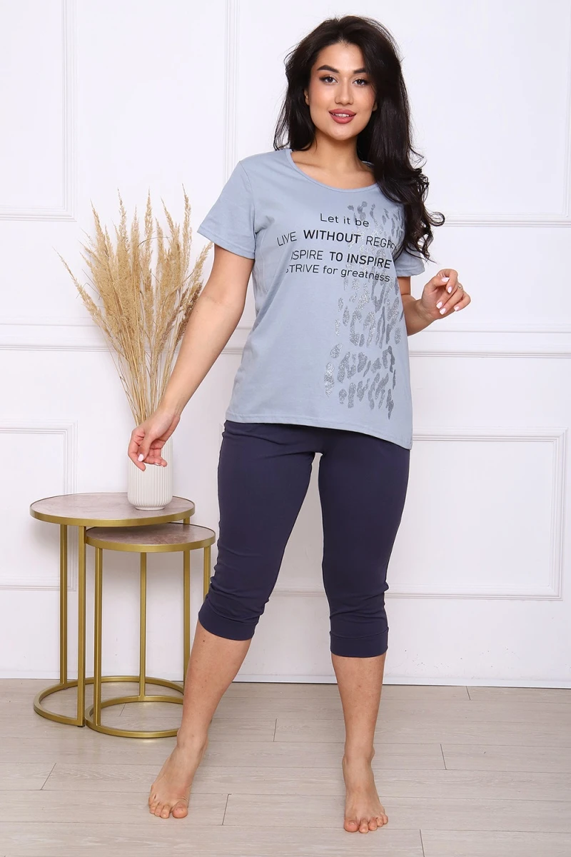 Костюм с бриджами 51074 (серый)