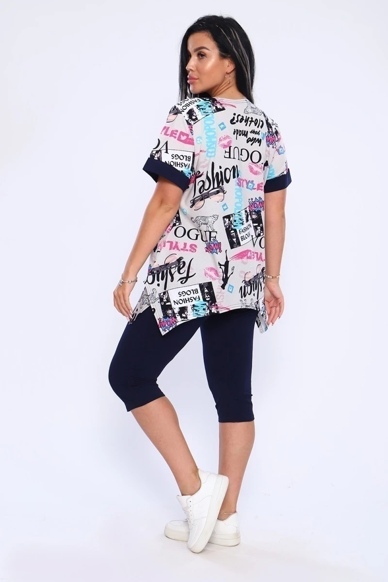 Костюм с бриджами 39030 (серый)