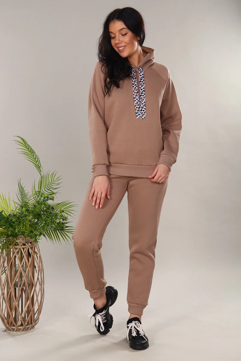 Костюм с брюками 15560 (кофе)