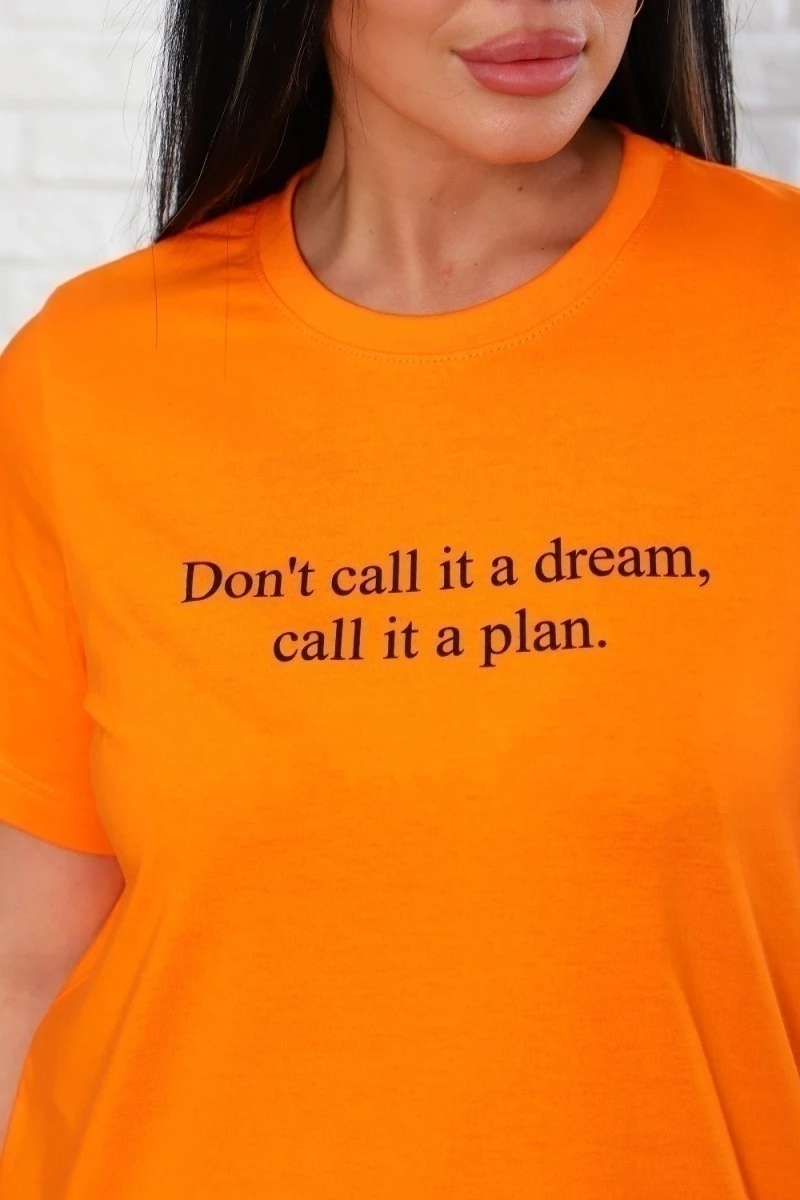 Костюм с шортами 57095 (оранжевый)