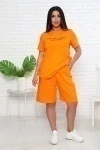 Костюм с шортами 57095 (оранжевый)