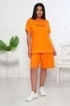 Костюм с шортами 57095 (оранжевый)