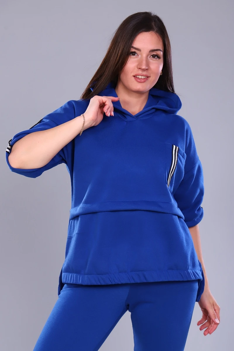 Костюм с брюками 52217 (синий)