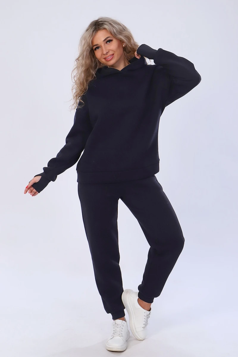 Костюм с брюками 36588 (черный)