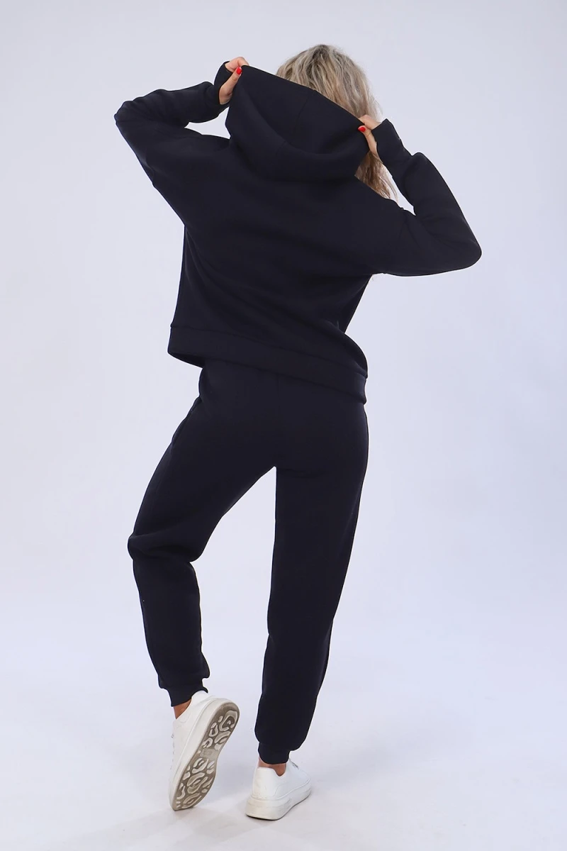 Костюм с брюками 36588 (черный)