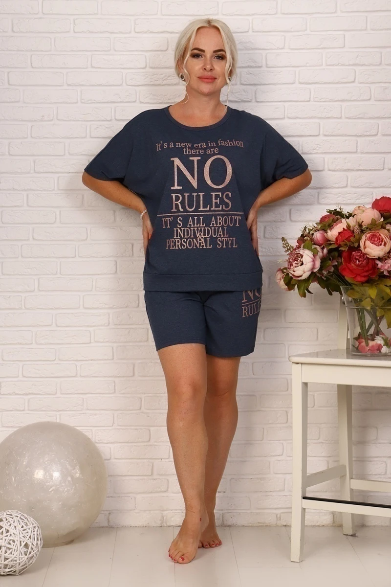 Костюм с шортами 12651 (антрацит)