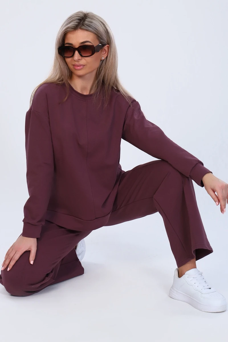 Костюм с брюками 24375 (лиловый)