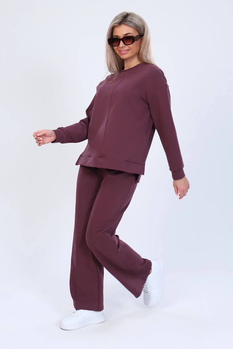 Костюм с брюками 24375 (лиловый)