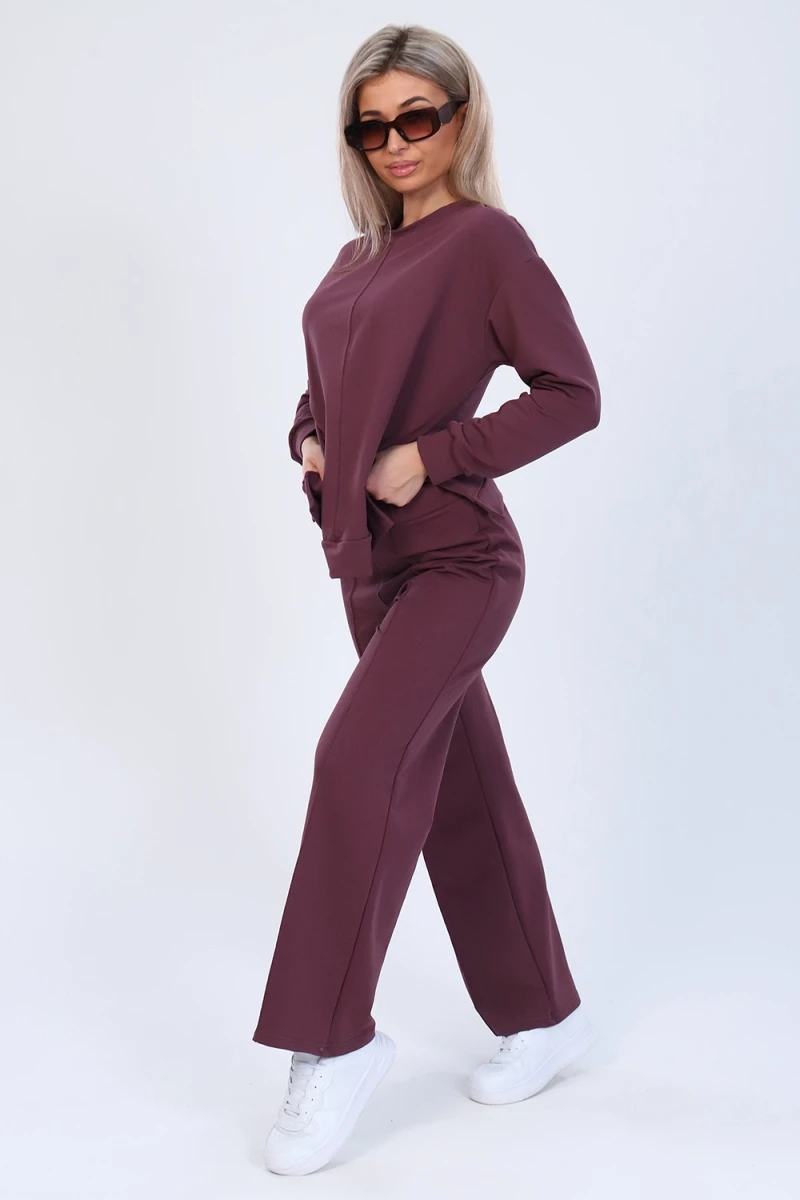 Костюм с брюками 24375 (лиловый)