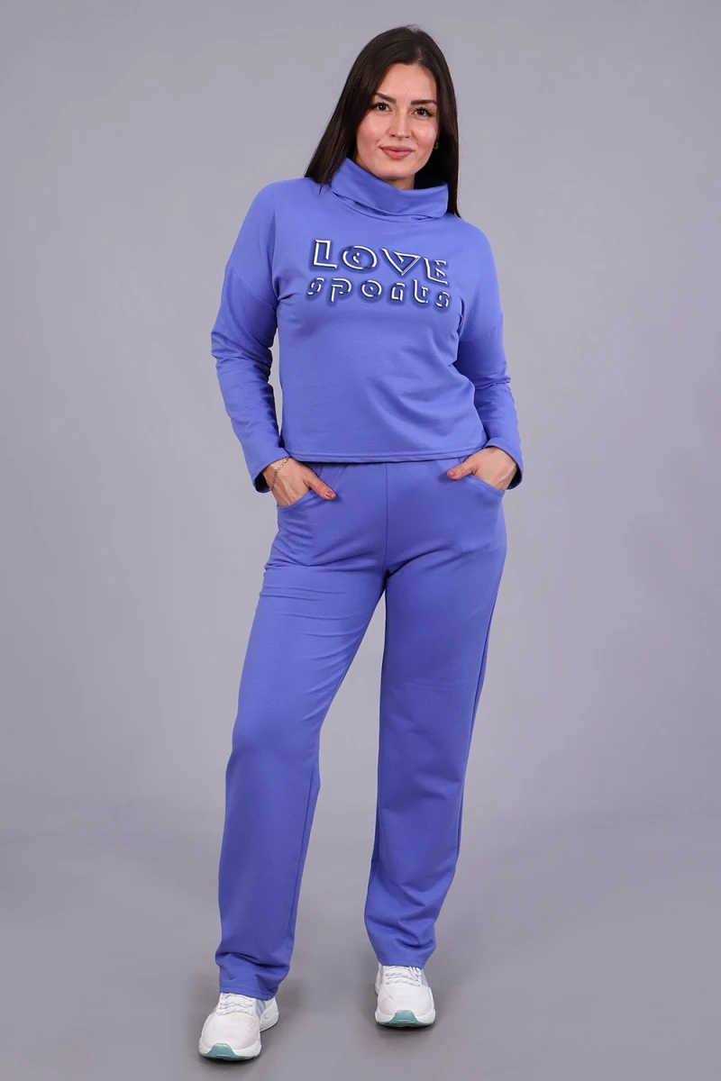 Костюм с брюками 24886 (сиреневый)