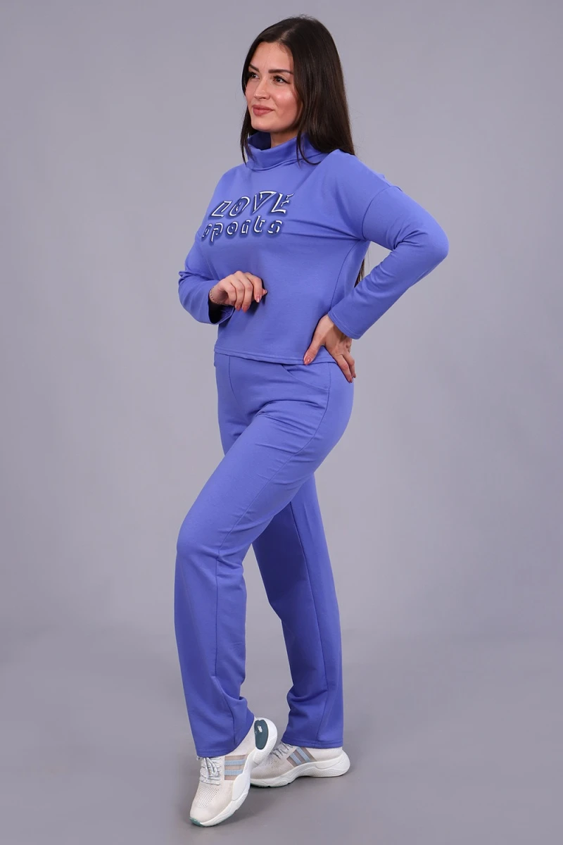 Костюм с брюками 24886 (сиреневый)