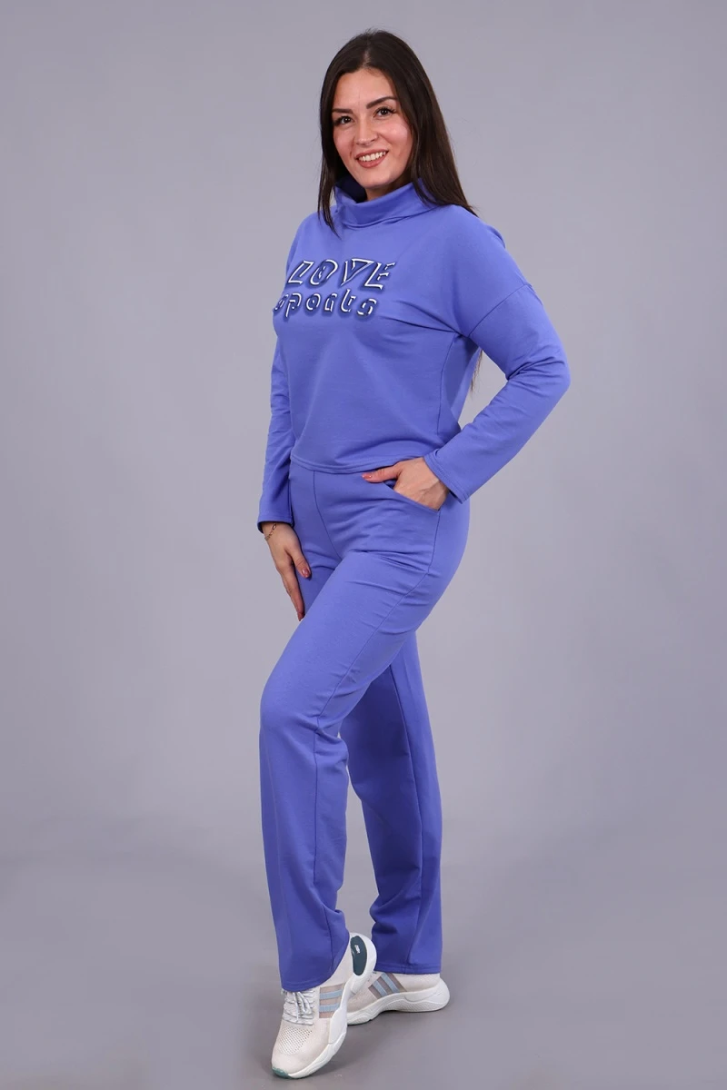 Костюм с брюками 24886 (сиреневый)