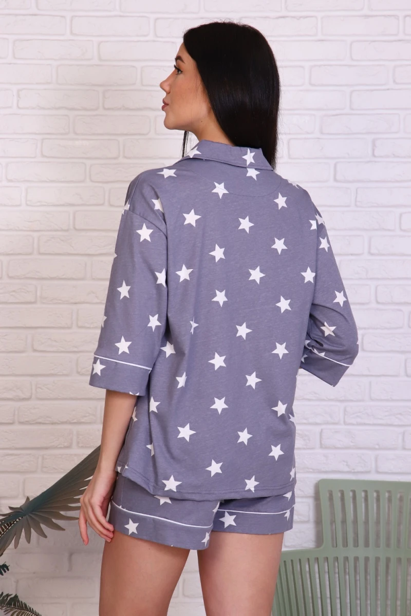 Костюм с шортами 6271 (серый)