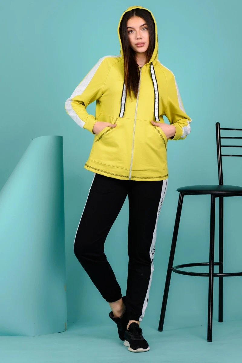 Костюм с брюками 8152 (желтый)