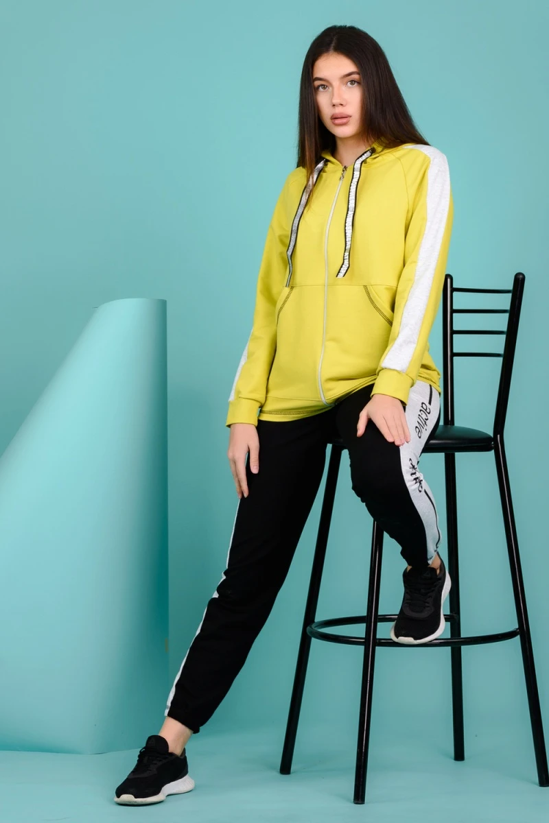 Костюм с брюками 8152 (желтый)