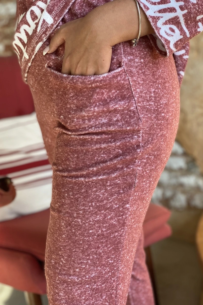 Костюм с брюками 9087 (терракот)