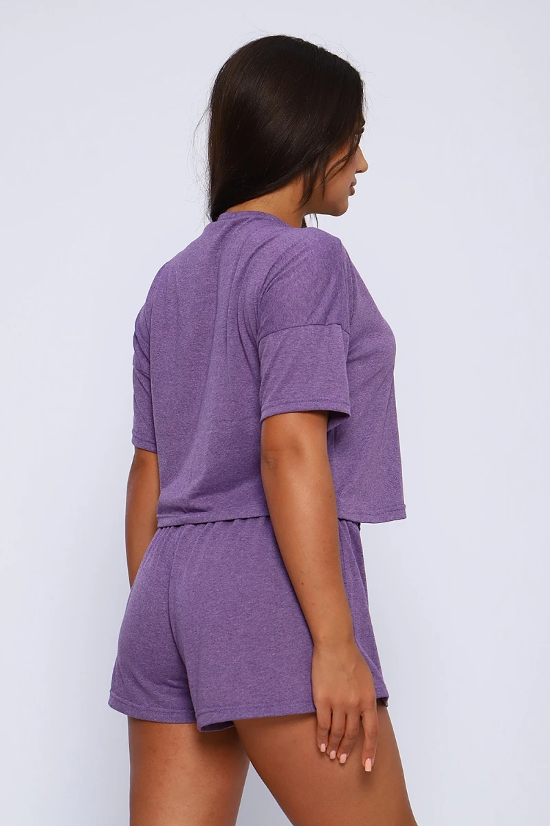 Костюм с шортами 35305 (сирень)