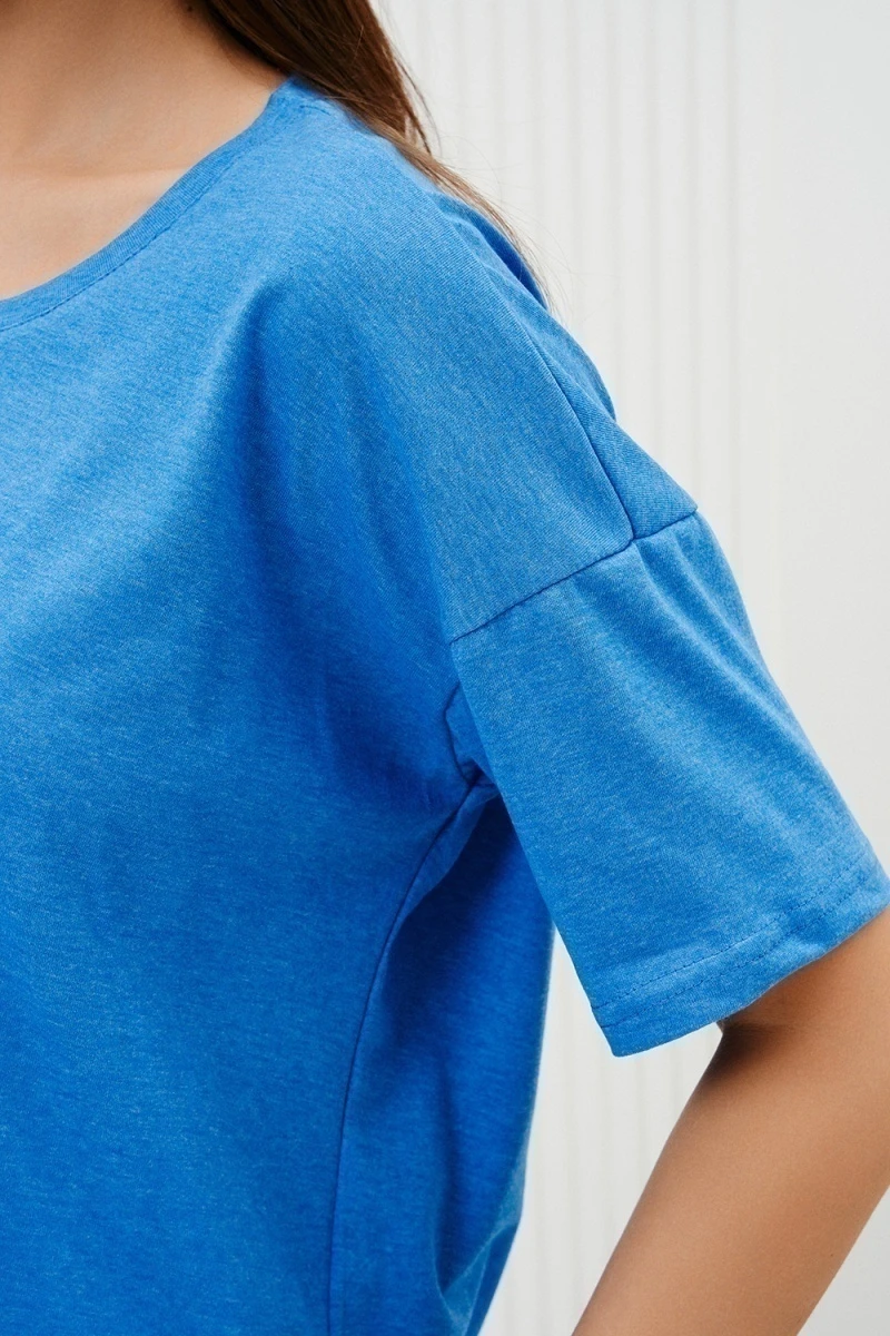 Костюм с брюками 42247 (голубой)