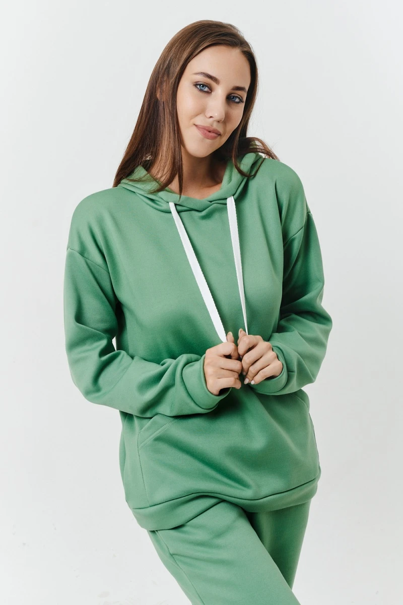 Костюм с брюками 11770 (зеленый)