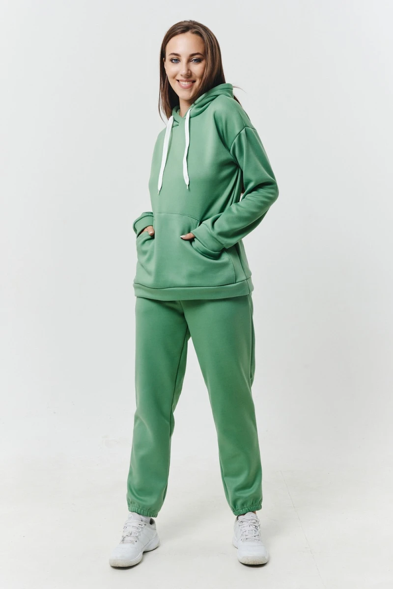 Костюм с брюками 11770 (зеленый)