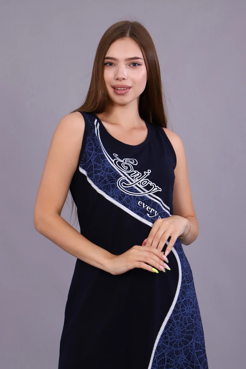 Сарафан 42190 (темно-синий)