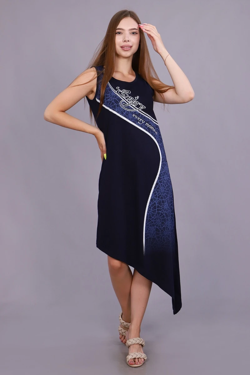 Сарафан 42190 (темно-синий)
