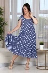 Сарафан 9151 (горох джинс)