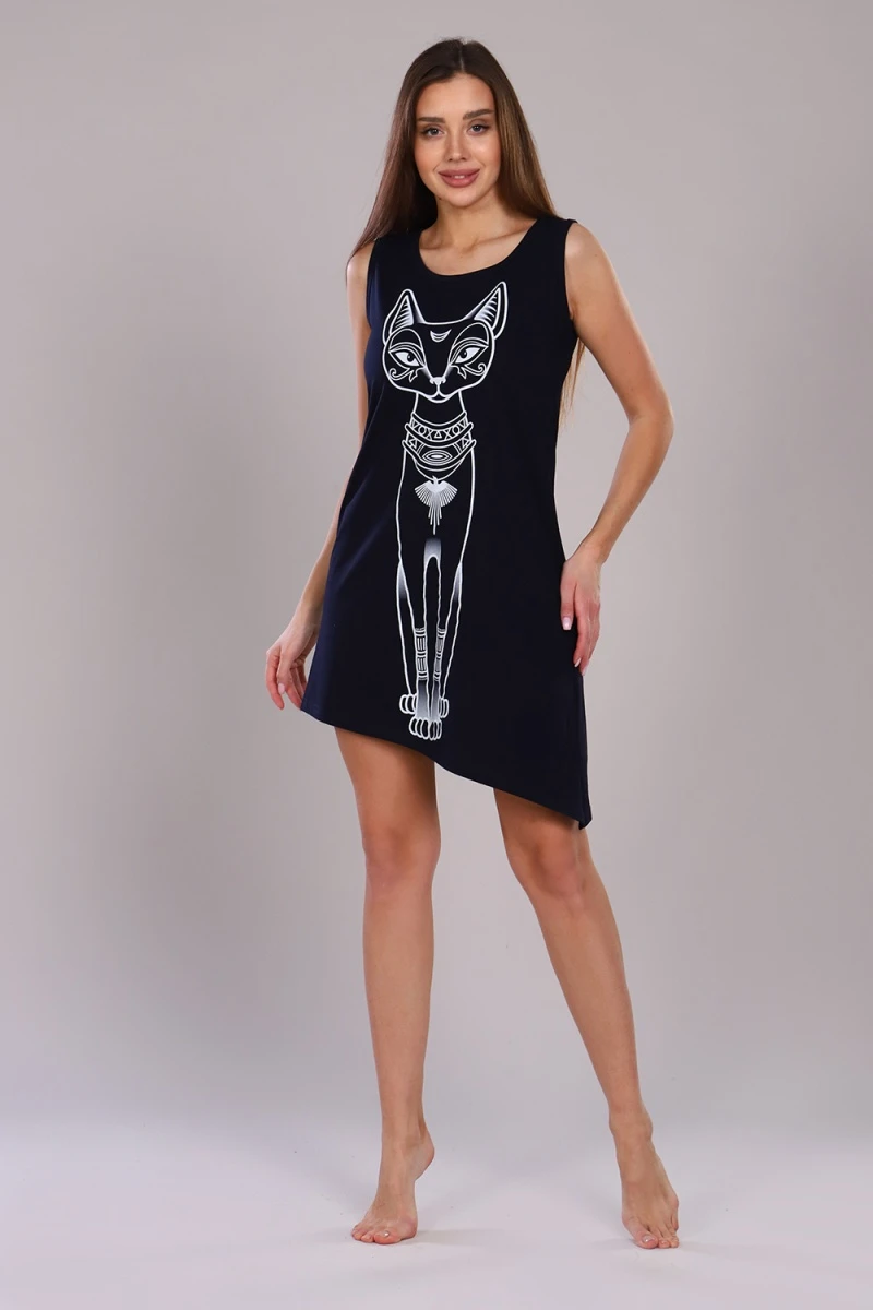 Сарафан 42062 (темно-синий)