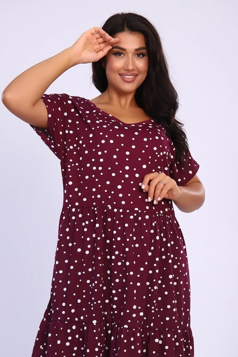 Платье 37093 (мелкий горох)