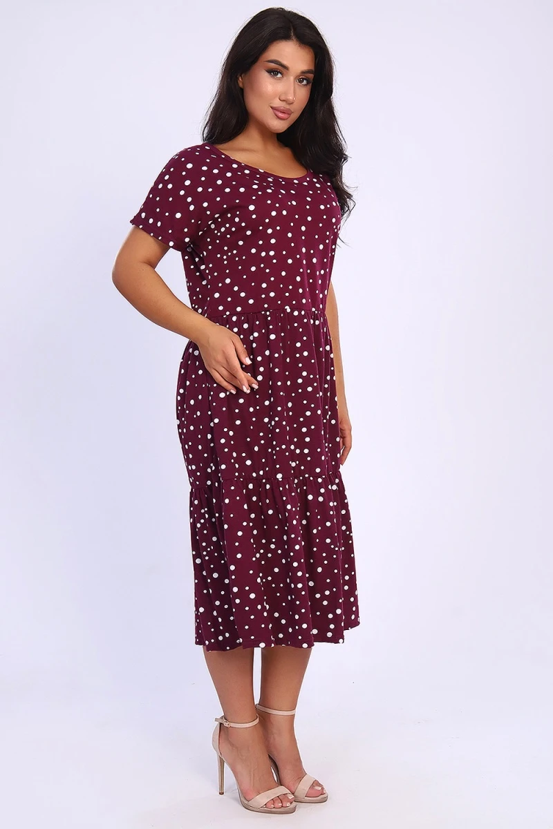 Платье 37093 (мелкий горох)