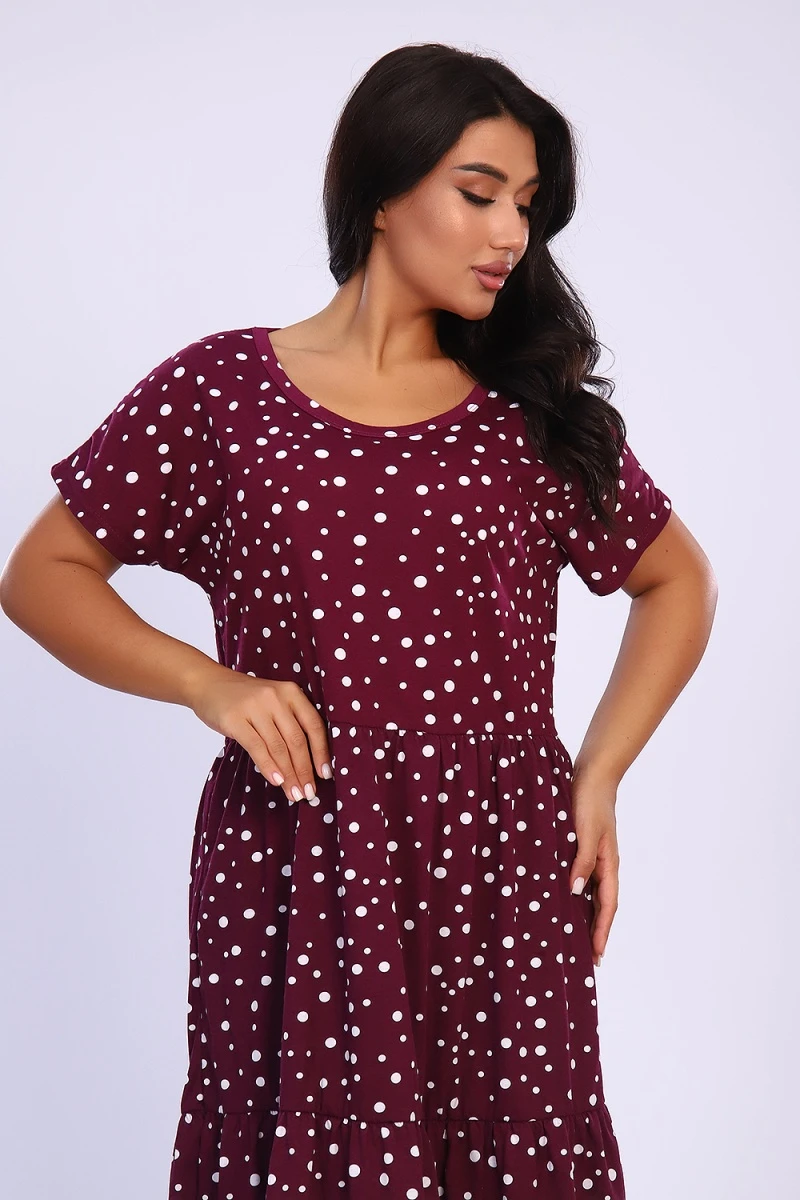 Платье 37093 (мелкий горох)