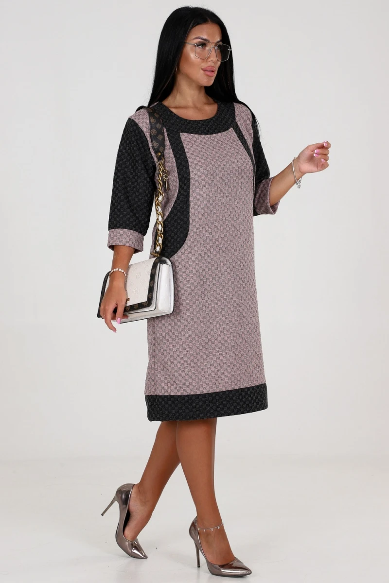 Платье 31766 (бежевый) Платье 31766 за 732 ₽ купить в интернет магазине ивановский трикотаж Василек