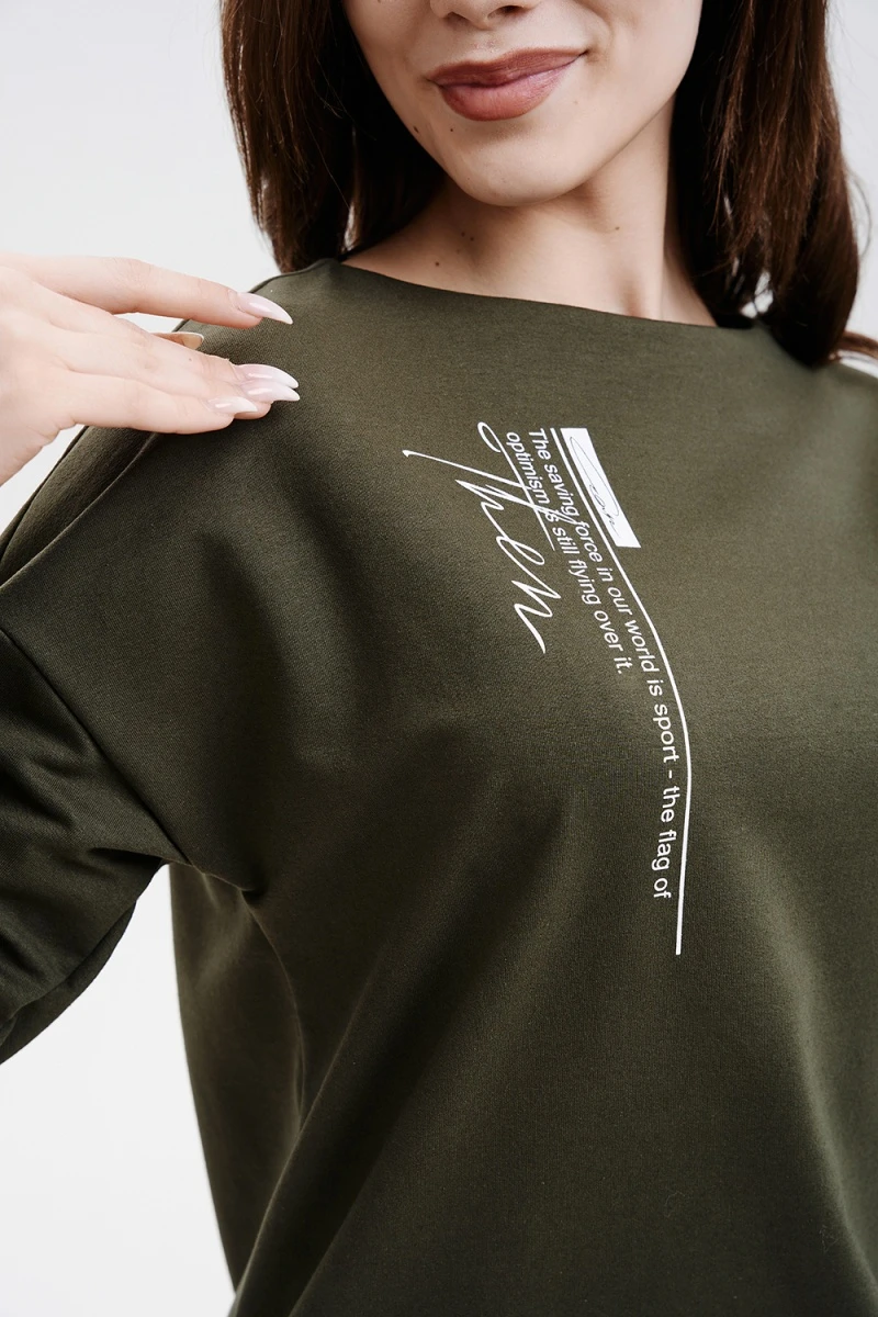 Платье 67064 (хаки)