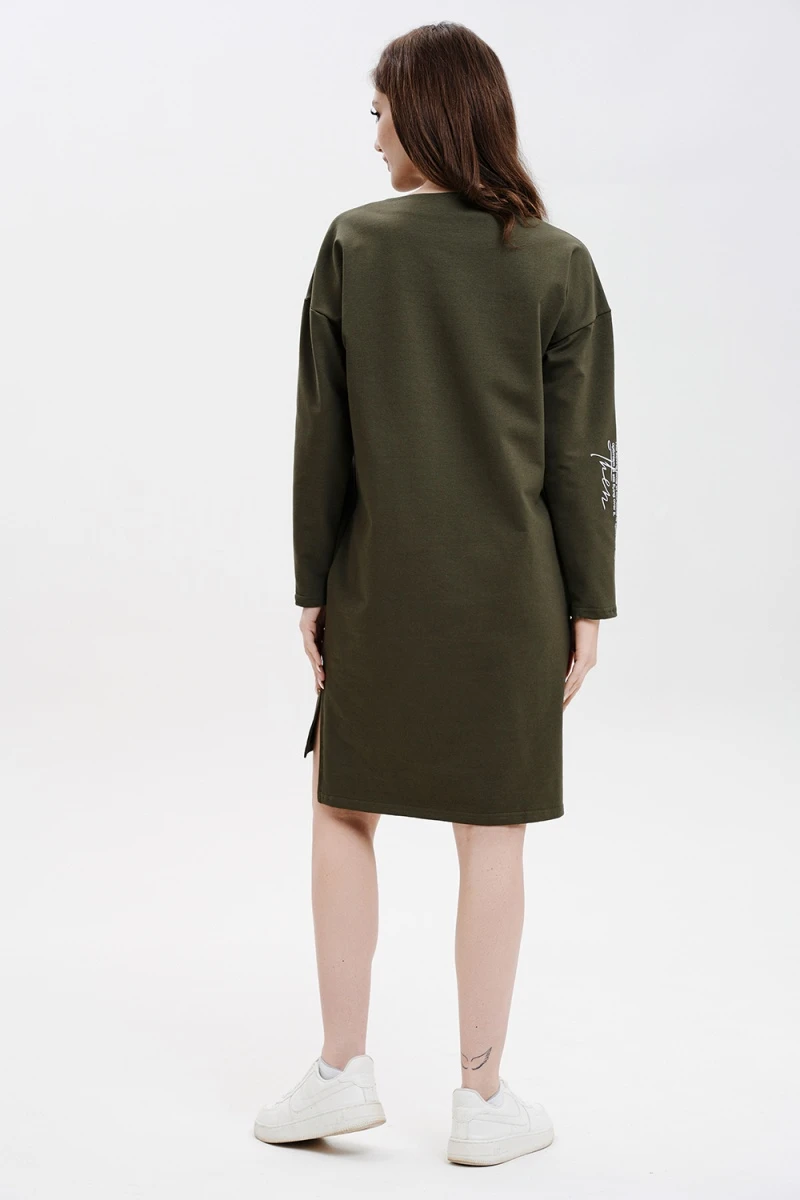 Платье 67064 (хаки)