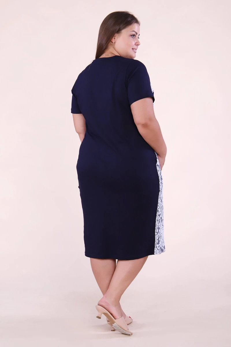 Платье 42178 (темно-синий)