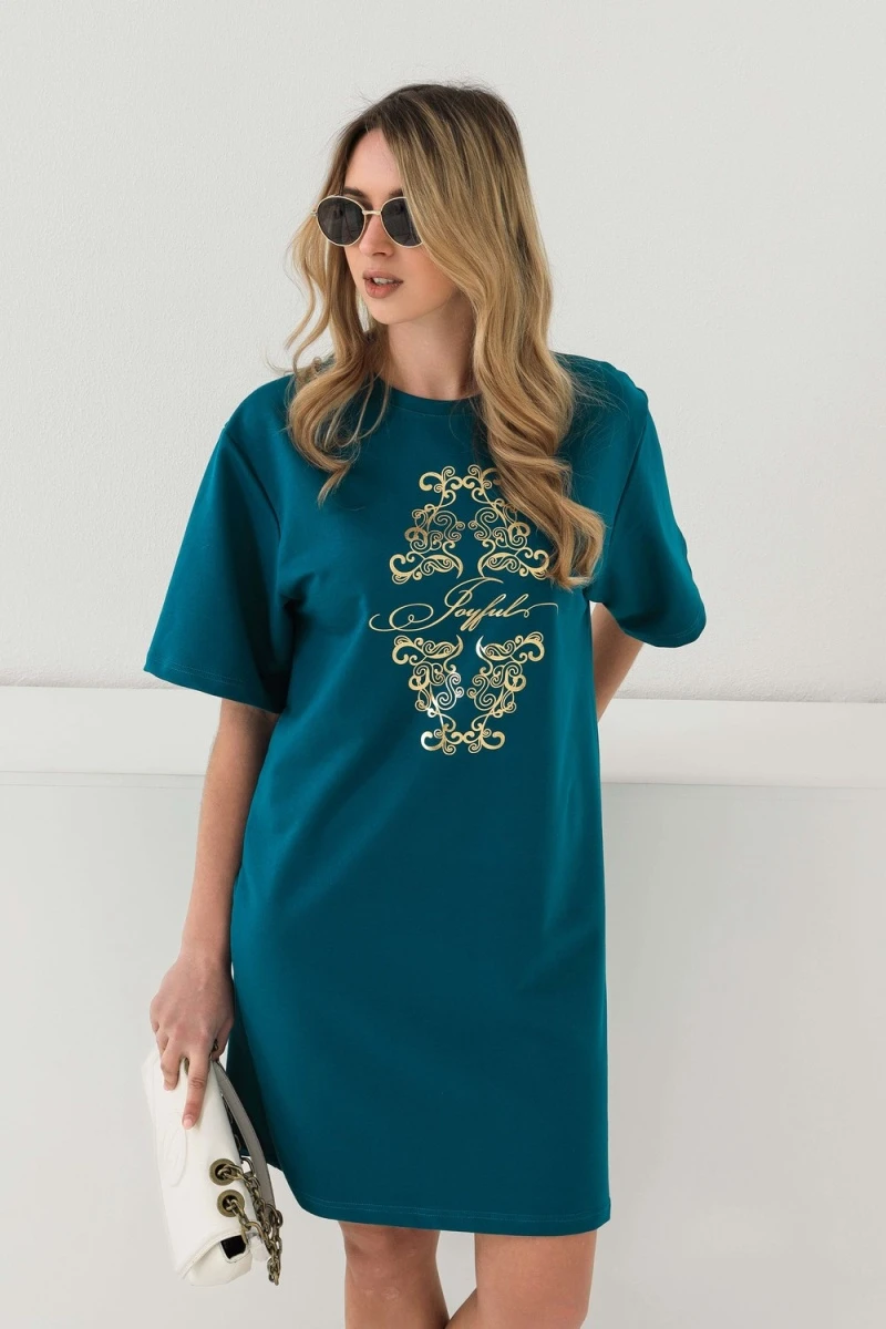Платье 21577 (петроль)