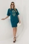 Платье 21577 (петроль)