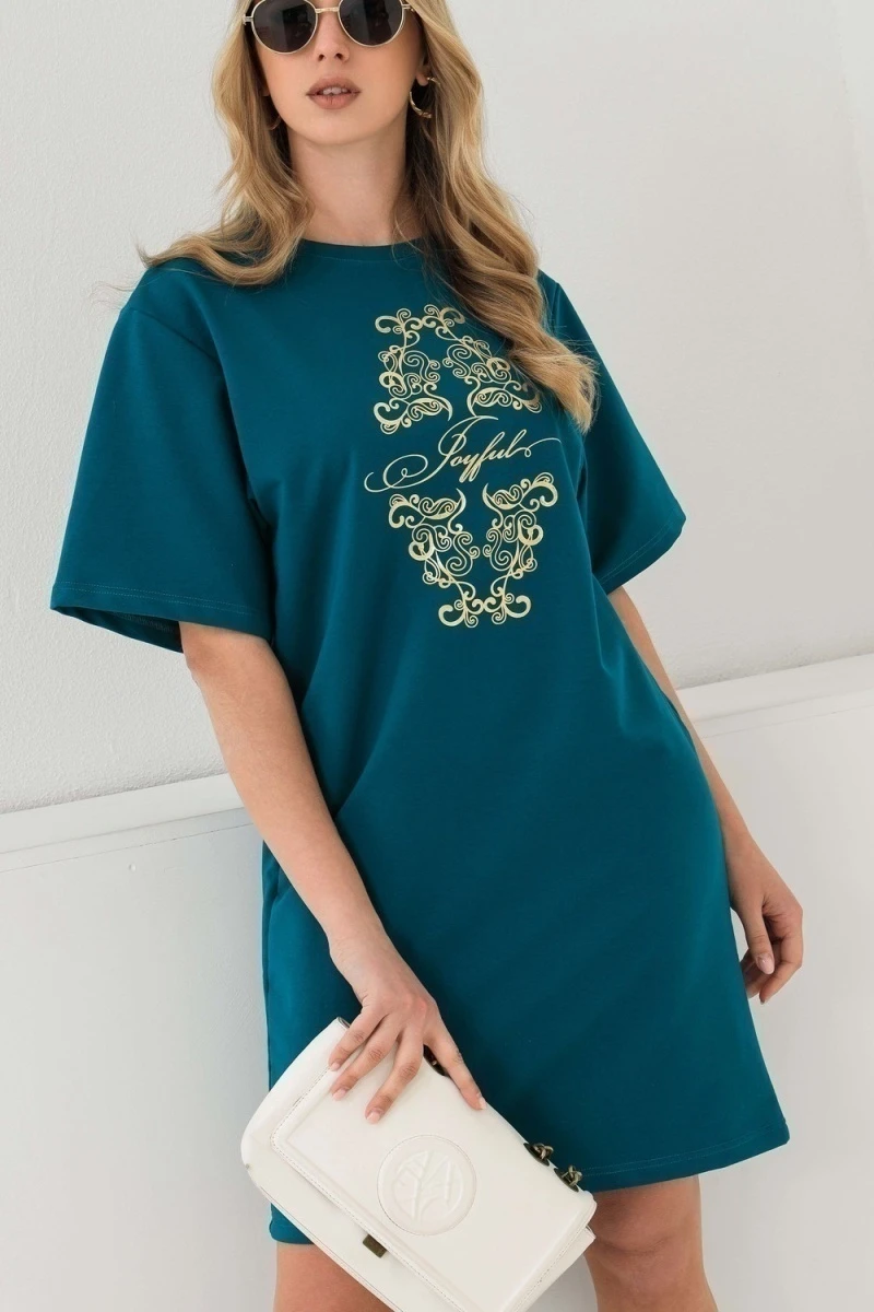 Платье 21577 (петроль)