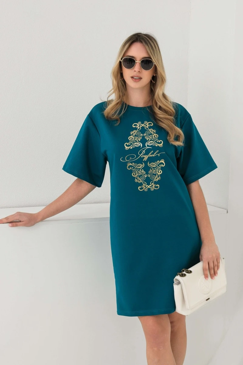 Платье 21577 (петроль)