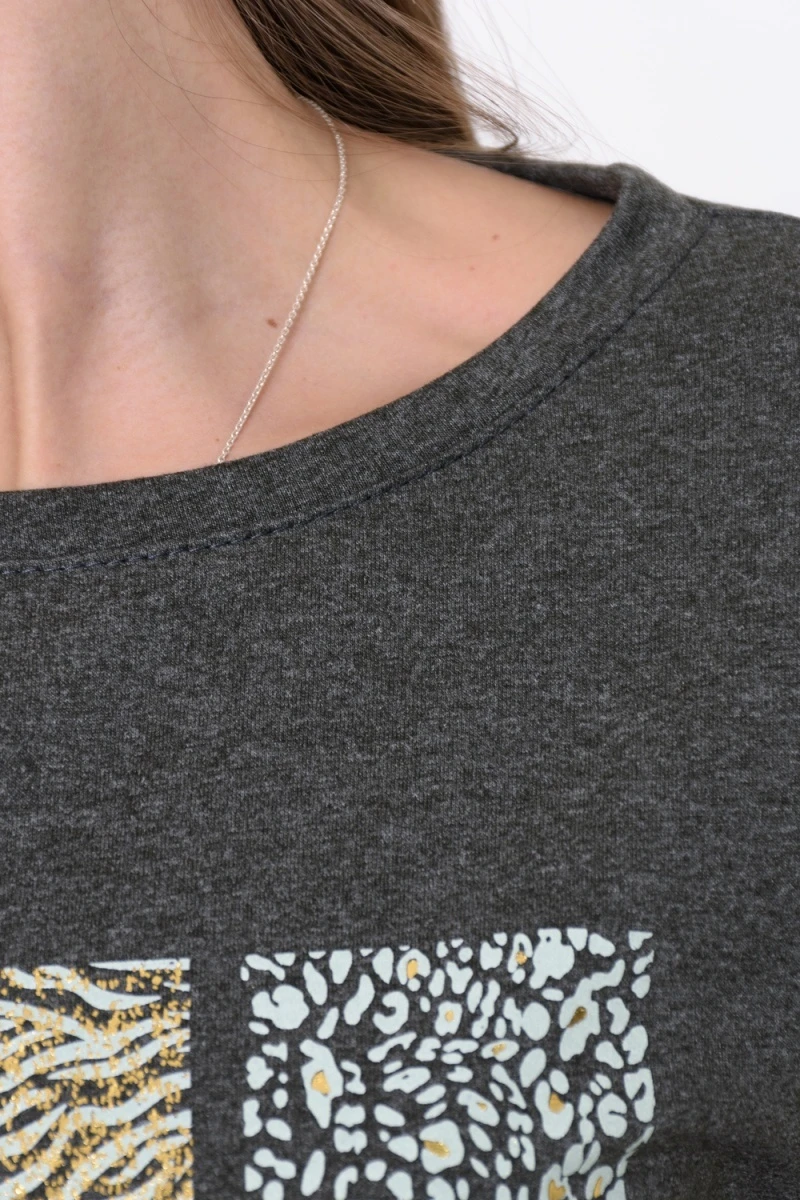 Платье 24350 (хаки-меланж)