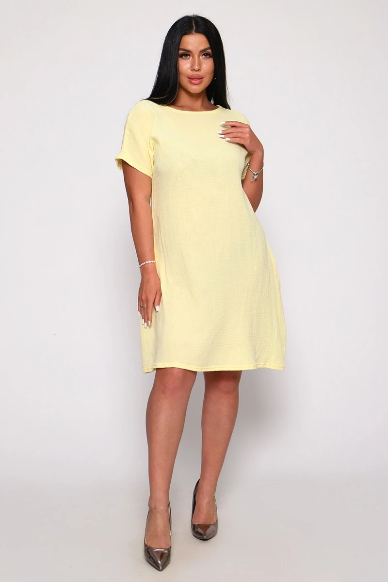 Платье 82028 (светло-желтый)