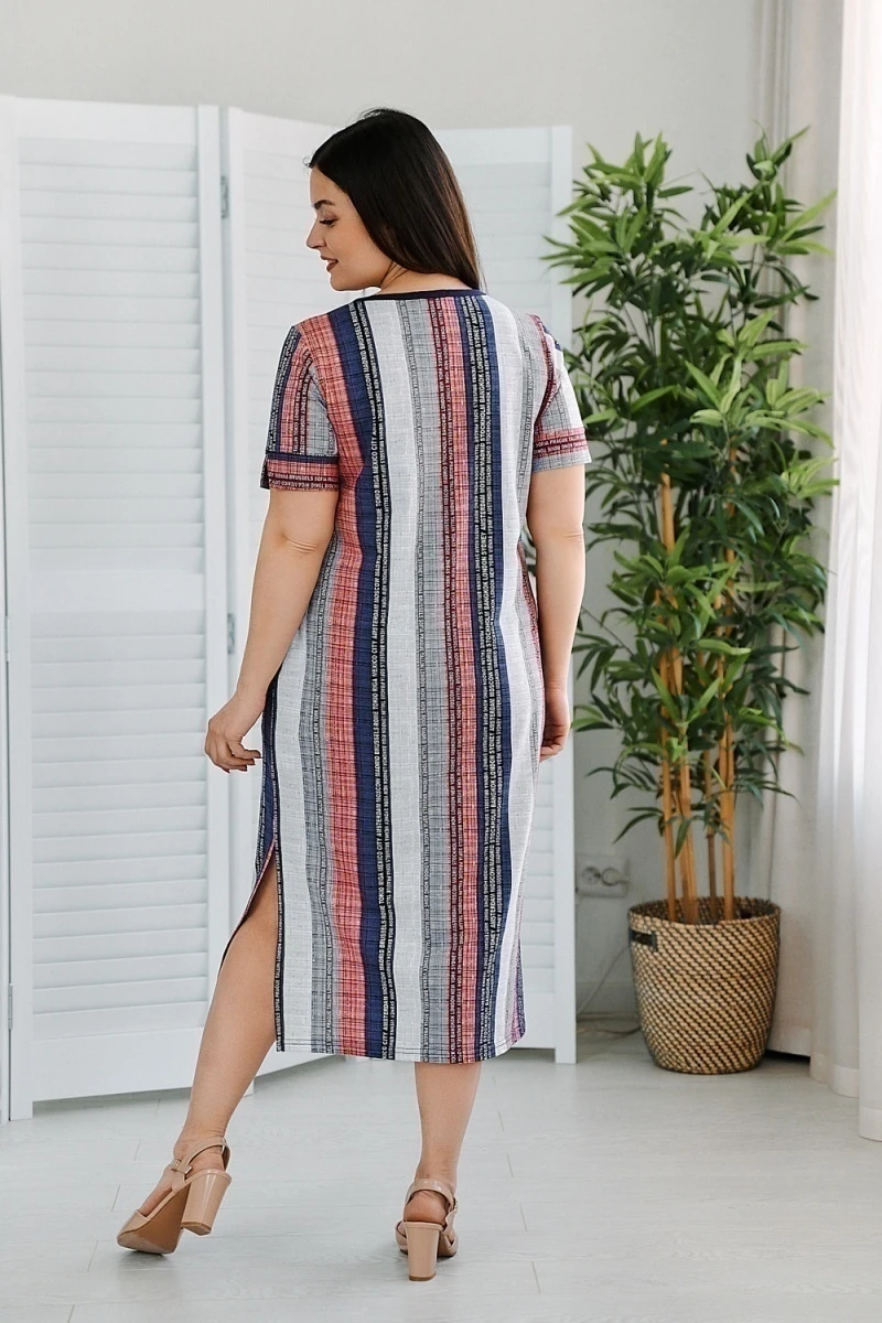 Платье 42186 (полоса)