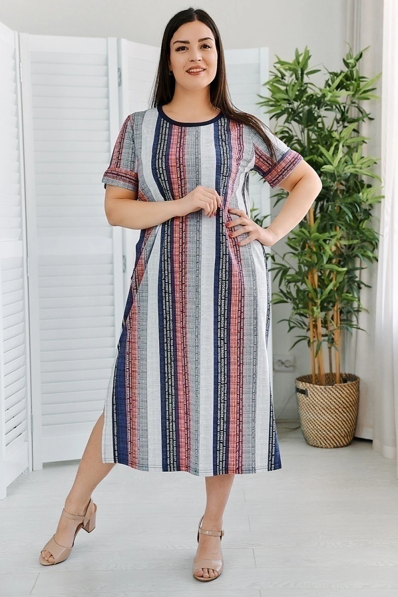 Платье 42186 (полоса)