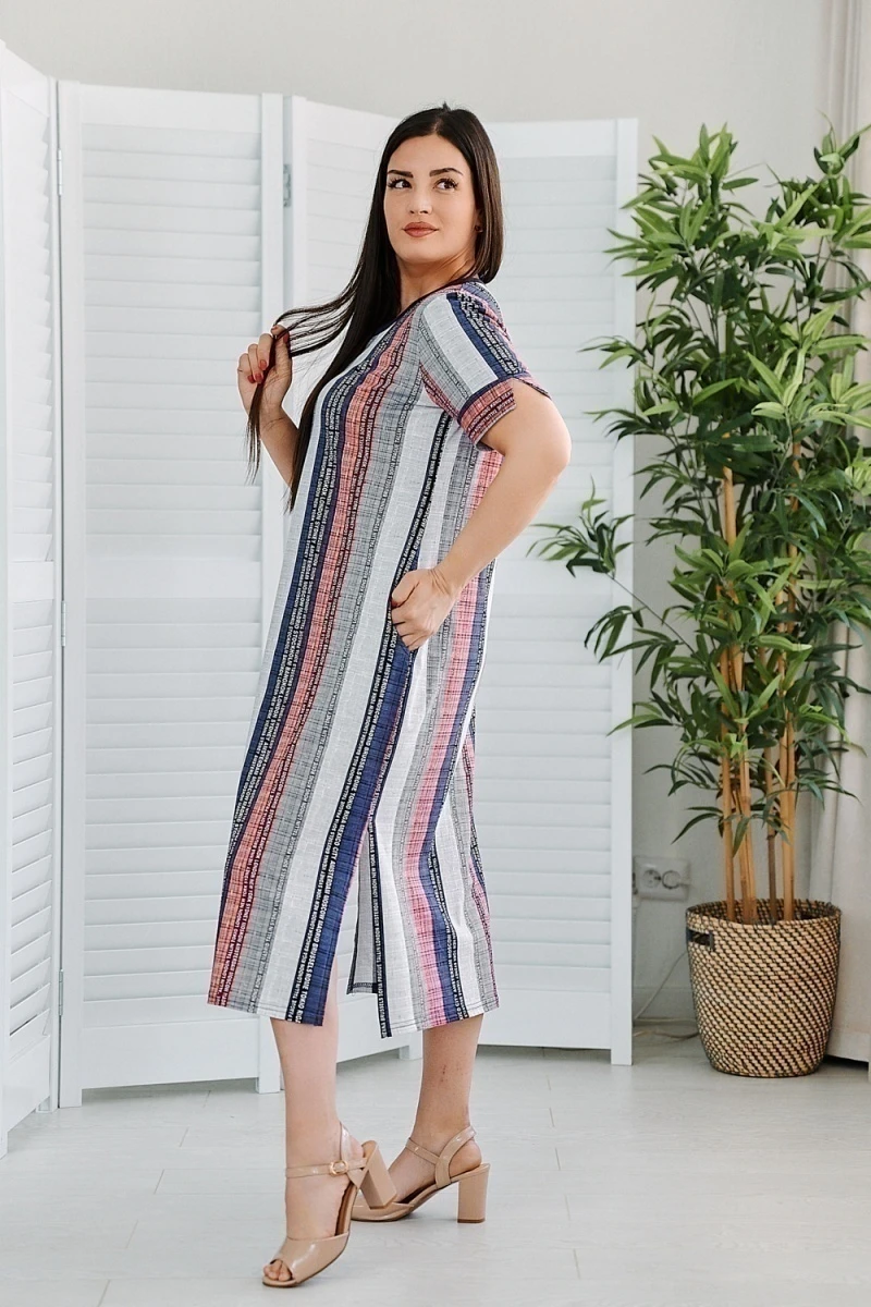 Платье 42186 (полоса)